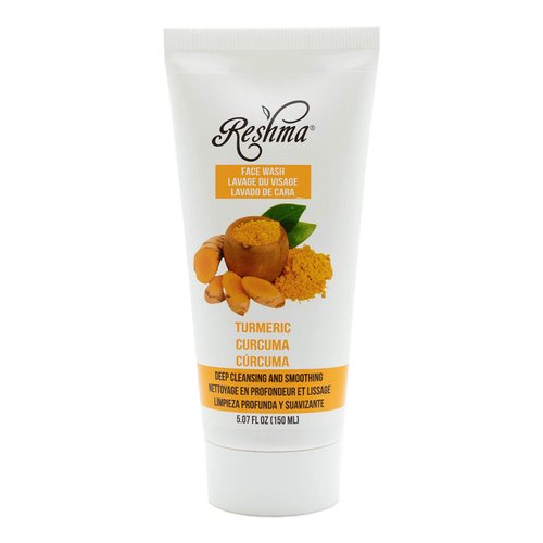 Reshma Beauty Turmeric New Face Wash | Cleanser for All Skin Types & Dull Skin | Gentle Face Wash for Acne Prone Skin | For Dark Spots and Anti-Aging| For Daily Use - Cruelty-Free (Pack of 1), 5.07 oz