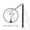 Bodyography Cream Eye Pencil (Black Walnut): Dark Brown Salon Wooden Waterproof Makeup Pencil w/ Coconut Oil | Long-Wearing, Cruelty-Free, Gluten-Free, Paraben-Free