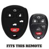 KeyGuardz Keyless Entry Remote Car Key Fob Outer Shell Cover Soft Rubber Protective Case for Suburban Tahoe Yukon 15913427