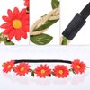 Bememo 12 Pieces Multicolor Lady Girl Fashion Flower Crown Floral Garland Headbands for Festival Wedding Party