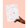 xo, Fetti Ballerina Party Temporary Tattoos - 50 Iridescent Foil | Happy Birthday Princess Decorations, Bow Girl Baby Shower Accessory, Ballet Theme Favor, Dancer Gift + Tutu Supplies