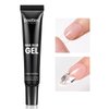 Beetles 20g Nail Glue Gel for Soft Gel Nail Tips, Super Stronger Nail Glue for Acrylic Nails Extension on False Nail Tips and Make Nail Art 3D Glitter Jewels Soak Off UV Led Nail Gel