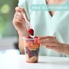 PLASTICPRO Clear Plastic Knives Disposable Cutlery Utensils 100 Count