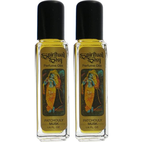 Spiritual Sky Oil Spiritual Sky Patchouly Musk Scented Oil - 1/4 Ounce Bottle (2 Pack)