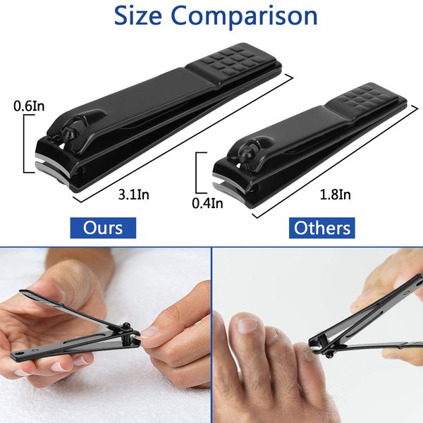 Nail Clipper Set Manicure Set Men Accessories Personal Nail Care Tools Aceoce Travel Grooming Kit Manicure Tools Kit Personal Care Set Nail kit Set Gift for Men Fathers Parents