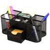 Deco Brothers Desk Organizers Pen Holder Office Caddy Storage, Black