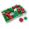 46 Pieces Game Replacement Pieces Games Hotels Houses and Dice, Game Set of Plastic