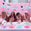 Popular Birthday Party Decorations Music Party Honeycomb Centerpieces Guitar Themed Party Decorations for Girls Birthday Fans Celebration Party Supplies