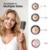 AIMIKE Round Brush for Blow Out, Medium Round Hair Brush w/Nano Ion Thermal Ceramic Tech, Professional Round Brush for Blow Drying & Styling, Maximum Volume and Shine, Barrel 1.7 inch