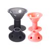 Spoolies Original Hair Curlers, Anniversary Edition, Heatless Silicone Rollers in Bonnet/Bag for Natural Hair, Hair Extensions plus Wigs, Made in USA, Medium Rose Gold and Jumbo Shadow Black Set of 35