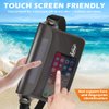 Labeol Waterproof Fanny Pack, 2 Pack Pouch with Waist Strap,Waterproof to Keep Phone and Valuables Dry,Waterproof for Swimming Kayaking Boating Snorkeling (Black+Gray)