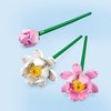 LEGO Lotus Flowers Building Kit, Artificial Flowers for Decoration, Idea, Aesthetic Room Décor for Kids, Building Toy for Girls and Boys Ages 8 and Up, 40647