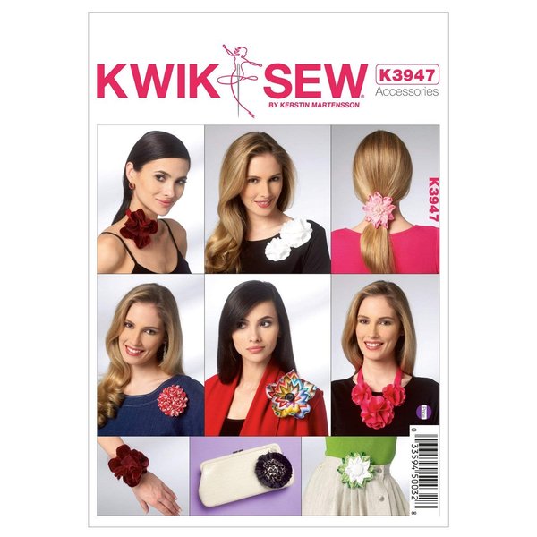 Kwik Sew K3947 Flower Accessories Sewing Pattern