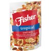 Fisher Snack Tropical Trail Mix, 3.5 Ounces, Banana Chips, Almonds, Cashews, Dried Sweetened Pineapple and Mango