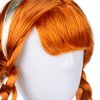 Joy Join Princess Anna Costume Wigs for Little Girls Birthday,Halloween,Christmas Party (Brown)
