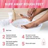 Benefeet Scrub-A-Dub Cooling Foot Scrub - Exfoliates + Refreshes Dry + Dull Skin, Get Smoother Skin from Heel to Toe, Made w/Vitamin E, Apple Cider Vinegar, Walnut Shell + Apricot Seed, 4 oz (2 Pack)