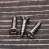 #8 x 3/4" (100 pcs) Stainless Steel Flat Head Sheet Metal Screws, Phillips Drive Wood Screws, 304 Stainless Steel 18-8, Self Tapping Screws