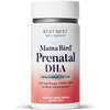 Best Nest Wellness Mama Bird Prenatal DHA Vitamin, Prenatal Omega 3 DHA Supplements, Supports Baby's Brain & Eye Development, 500 mg Triglyceride Fish Oil, Easy to Swallow Lemon Flavor Softgels, 60 Ct