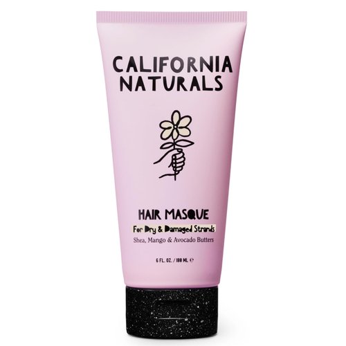 California Naturals Hair Mask, Deep Conditioner with Shea Butter for Dry, Damaged Hair, Nautral, Vegan, Paraben and Sulfate Free, Hydrating and Conditioning, For Curly, Frizzy, All Hair Types, 6 fl oz