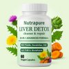 PLYNXE Nutrapure Liver Detox Capsules, 20-in-1 Liverdetox 60 Veggie Capsules Supplement with Milk Thistle, Liver Cleanse Detox & Repair, Liverhealth Formula