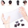 WeKen 30 Pcs Hair Net,22 Inches Hairnets for Women, Elastic Edge Mesh Invisible Hair Nets for Women Sleeping,Ballet Bun,Food Service,Work and Wig Dark Brown