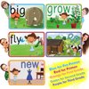 SpringFlower Sight Words Flash Cards with Pictures,Motions&Sentences, 220 Dolch Sight Words for Preschool, Kindergarten, 1st, 2nd & 3rd Grade.Homeschool, Learn to Read, Phonics Learning,235 Pieces