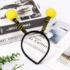 Trounistro 10 Pack Bee Tentacle Headbands Bee Hair Bands Hair Hoop for Women Girls Halloween Christmas Party Supplies