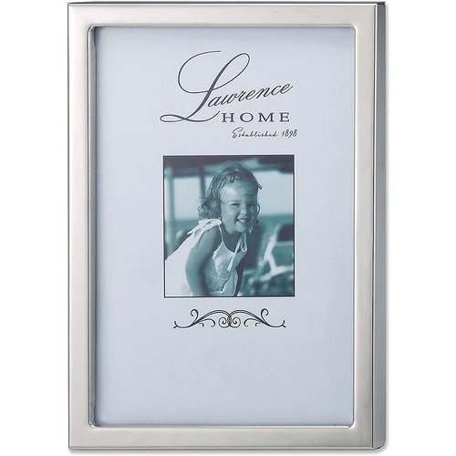 Lawrence Frames 710657 Silver Standard Metal 5x7 Picture Frame