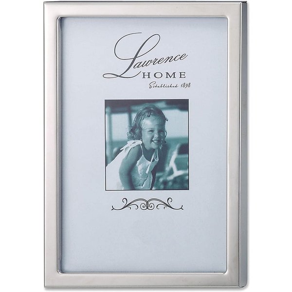 Lawrence Frames 710657 Silver Standard Metal 5x7 Picture Frame