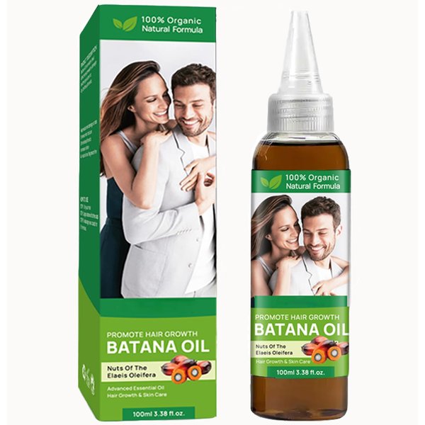 Batana Oil for Hair Growth | 100% Raw and Pure Hair Growth Oil for Men and Women | Organic Natural Hair Growth Oil,Cold Pressed,Skin Nail Massage Oil