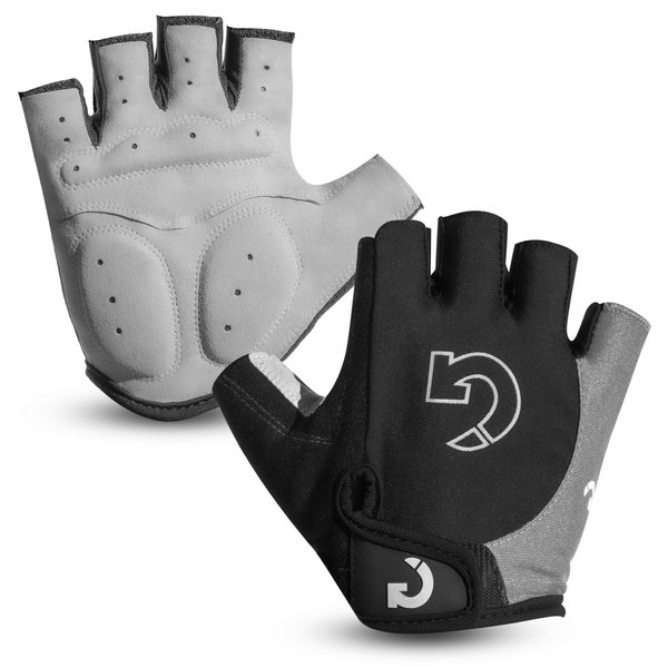 GEARONIC Cycling Shockproof Foam Padded Sports Full Finger Short Gloves