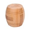 Ahyuan Handmade Powder Barrel Wooden Puzzles for Adults an Interlocking 3D Brain Teaser Puzzles for Adults Hidden Passage Works on a Classic Mechanical Puzzle Concept (Natural)