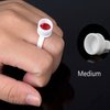 COOSKIN 100pcs Microblading Pigment Glue Rings Tattoo Ink Holder for Eyelash Extension Rings