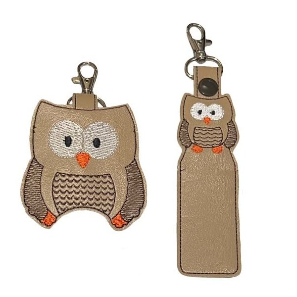 Owl Hand Sanitizer Holder and/or Lip Balm Holder