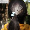Parcelona France BOULI Ball Stretchable Ponytail Holder Elastic Hair Ties Bands Ponies