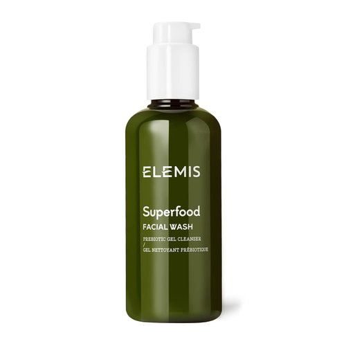 ELEMIS Superfood Facial Wash, 200ml – Revitalizing Daily Prebiotic Gel Wash, Gently Cleanse, Nourish & Balance Skin for Glowing Complexion, Hydrating Facial Cleanser to Remove Grime