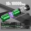 Wormhole Tattoo Pen Rotary Battery Pen Tattoo Machine Type-C Cable with 2100mAh Power Digital LED Display Tattoo Equipment Supply for Tattoo Artists