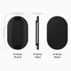 Sinjimoru for MagSafe Grip, Magnetic Phone Grip for MagSafe Stand, Strong Magnetic Phone Holder for iPhone 16 15 14 13 12. M-SGrip Black