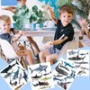 Shark Tattoos Stickers,16 Sheets 108 Pieces Shark Themed Tattoos Stickers Party Decoration Supplies Party favors for Kids Adults