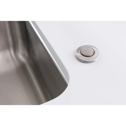 Moen AS-4201-SN AMC Kitchen Products Garbage Disposal Air Switch Coordinating Decorative Button, Satin Nickel