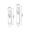 5ML Airless Pump Bottle-Empty Refillable Airless Vacuum Pump Cream Lotion Bottle Travel Bottles Toiletries Liquid Container for Cosmetic Make-up Pack of 6 (Transparent)