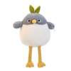 CURVETDA Cute Bird Stuffed Animal Plush Doll Toys,Adorable Companions, Soft Plushie Birthday Gifts for Kids Girls Boys (Grey,13 inch)