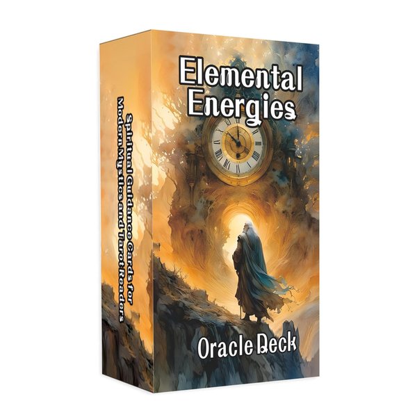 ZHQGYN Elemental Energy Oracle Cards: Harness The Power of Nature for Spiritual Guidance, Oracle Cards, and Tarot Cards Readings for Beginners, clearing Life and karmic influences