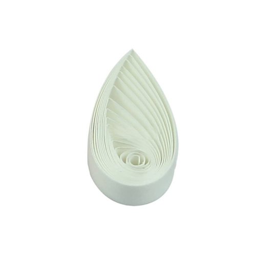 ODETOJOY Quilling Strips 5mm Paper Quilling Set Solid Color Star Origami Paper DIY Hand Crafts Single Color Quilling Paper Filigee Strips (Cream off white)