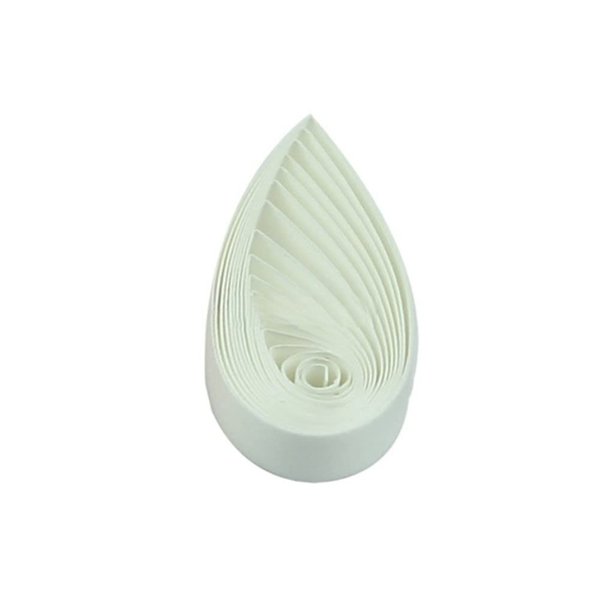 ODETOJOY Quilling Strips 5mm Paper Quilling Set Solid Color Star Origami Paper DIY Hand Crafts Single Color Quilling Paper Filigee Strips (Cream off white)