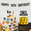 Driver License Birthday Party Decorations for 16 boys Driver License Party Decorations Transportation Birthday Party Supplies Traffic Light 16 Cake Toppers