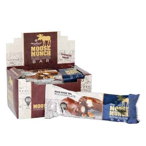 Harry & David Moose Munch Milk Chocolate 2 oz Bars (Pack of 6)