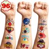 Bowling Temporary Tattoos Sport Stickers for Kids Themed Birthday Party Supplies Favors Decorations Bowls Super Cute 93 PCS Tattoos Funny for Kids Boys Teens School Classroom Rewards Gifts Ideal