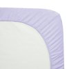 American Baby Company Heavenly Soft Chenille Fitted Mini Crib Sheet 24" x 38", Warm and Cozy Chenille Portable Sheet, Lavender, for Boys and Girls, Fits Most Pack N Play Mattresses