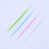 Healifty 200pcs Dental Plastic Toothpicks Double Head Cotton Swabs Oral Care Tooth Sticks